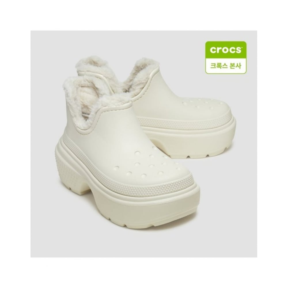 クロックス (男女兼用) ストンプ裏地付きショーティーブーツ 210673-0JII