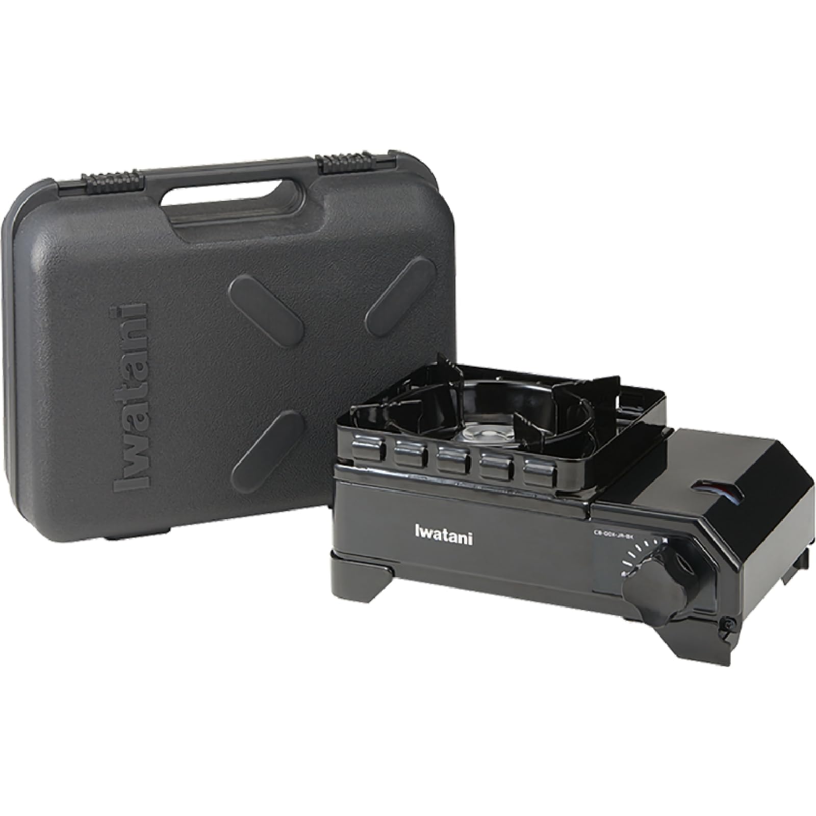 イワタニ Iwatani 岩谷 カセットフー タフまるジュニア ブラック ケース付き カセットコンロ バーベキューコンロ ガス キャンプ アウトドア BBQコンロ 日本製 CB-ODX-JR-BK
