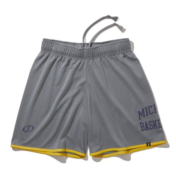 SPALDING スポルディング プラクティスパンツ ミシガン バスケットボール アーチロゴ バスケットボール SMP24127M-1800 ハーフパンツ