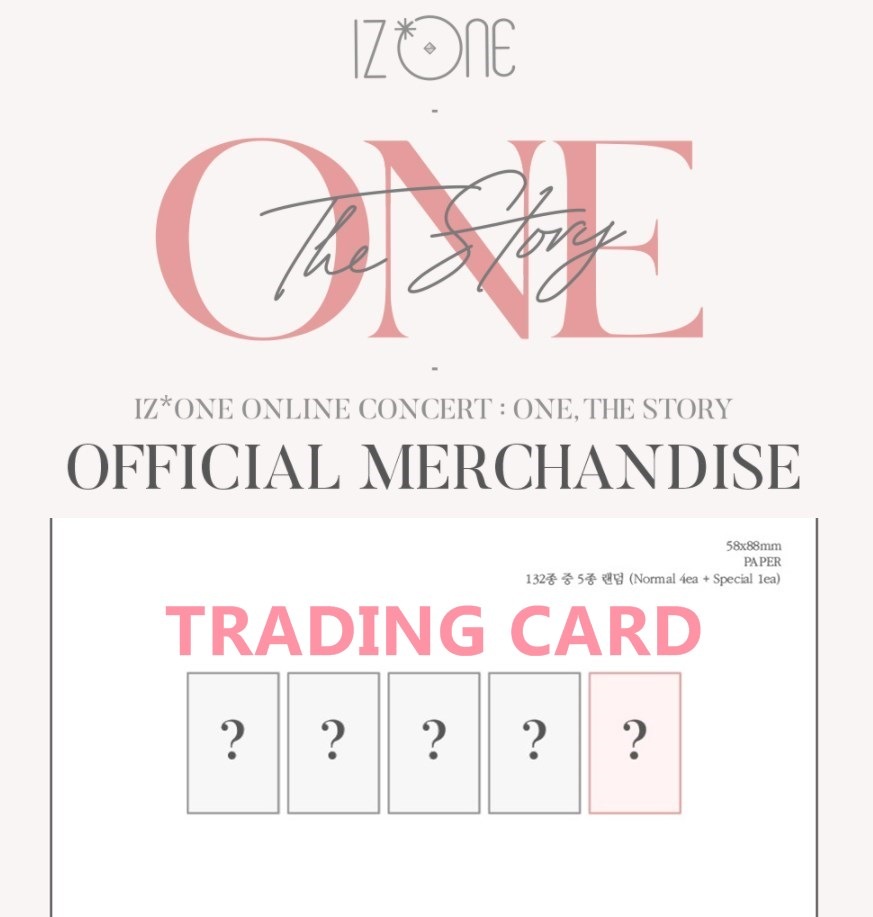即日発送 ファッション通販 IZ ONE 人気提案 ONLINE トレーディングカード CONCERT2021