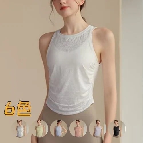 【10点セット】フィットネス ヨガトップス スポーツコートお家ヨガウェア おしゃれヨガウェア Tシャツ ランニングフィットネスウェア ノースリーブ チョッキ