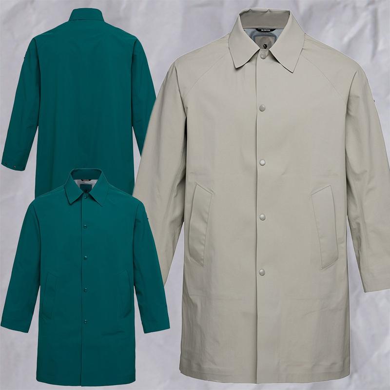 25年秋の新作 メンズ/レディース共用 トレッキング/日常 カラネック コート型 トラベルロング レインジャケット 1BYJKFU901