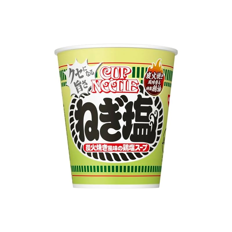 カップヌードル ねぎ塩 [炭火焼き風味の鶏塩スープ] 日清食品 カップ麺 76g×20個