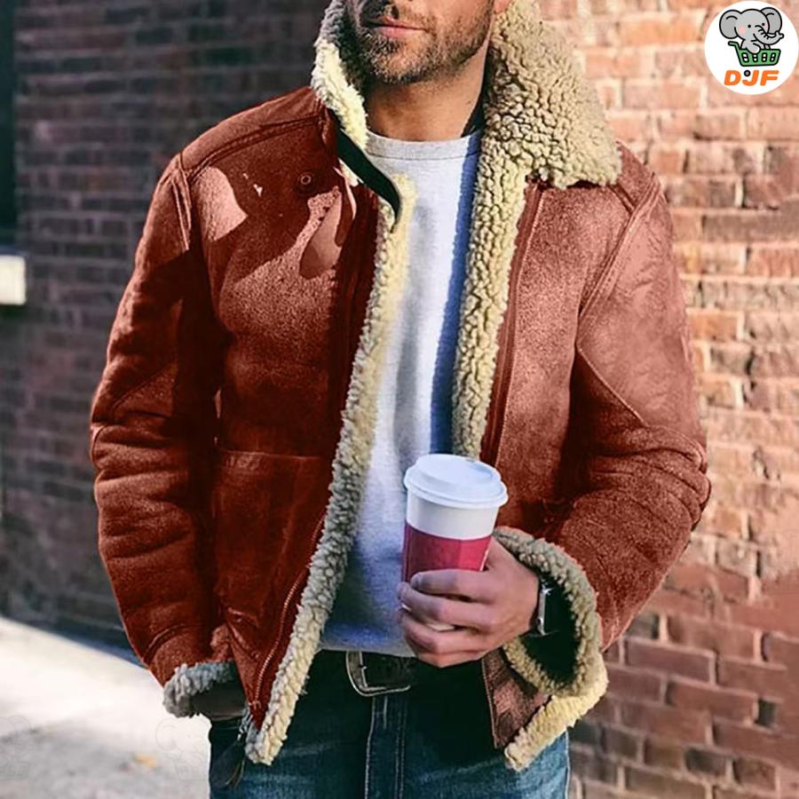 ライダースジャケット メンズ ムートンコート レザージャケット メンズ アウター ジャンパー フェイクレザー ジャケット 皮ジャン 革ジャン 秋冬 裏ボア