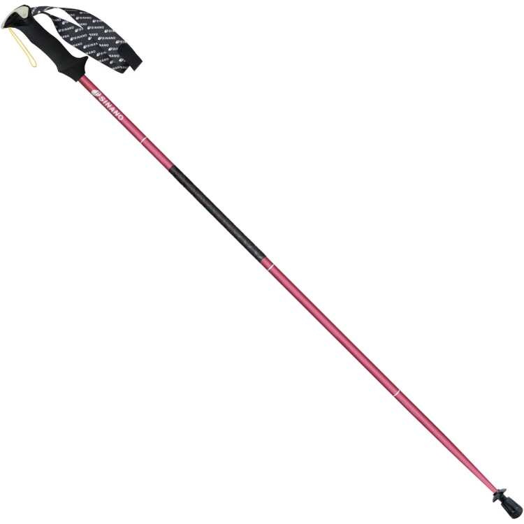 シナノ トレランポール 13.6 NEO 110cm（折り畳み31cm） レッド #550302 2本組