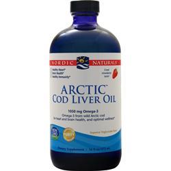 NORDIC NATURALS社　アークティック コッド リバーオイル リキッド ストロベリー 16fl.oz