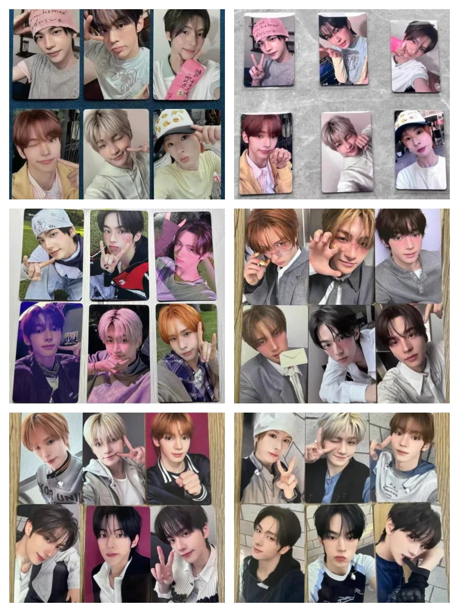 公式品　tws mini4 Album play hard 中華 一直娯　yzy1.0-5.0 特典トレカ 全員６枚セット