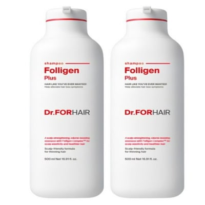 ドクターフォーヘア 脱毛症状緩和 ボリュームアップ ポリジェンプラスシャンプー 500ml × 2本