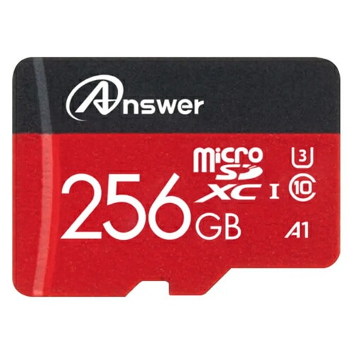 アンサー【ゲーム周辺機器】Switch/Switch Lite用 MicroSDXC256GB（SDカードアダプター付き） ANS-MSDXC256G GA4573201418432