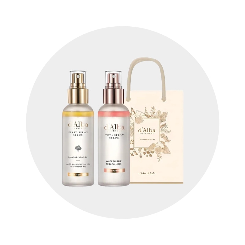 [BEST]ホワイトトリュフファーストスプレーセラム100ml+ホワイトトリュフバイタルスプレーセラム100ml+ギフトバッグセット　大人気　ギフト用　プレゼント用　お得 6,783円