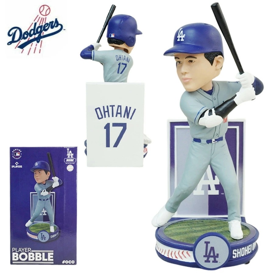 大谷翔平 ボブルヘッド シリアルナンバー入り5インチ プレイヤー ボブルヘッド フィギュア FOCO PLAYER BOBBLE BANNER SERIESLA DO