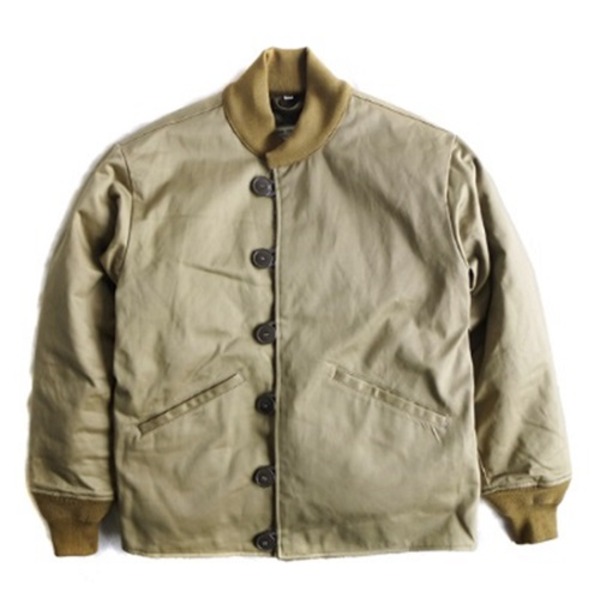 USM-43総裏ボアライナージャケットレプリカ カーキ 42（XL）アウトドアウェア