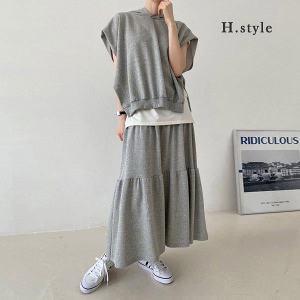 HスタイルNSフードカンカンセット/春の新商品/トレーニングセット/マートルック/ジャージセット/スカートセット/上下セットアップ