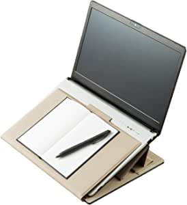 ノートPCスタンド 13.3インチ ノートパソコン対応 BIZRACK ベージュ EAM-BRST10LS