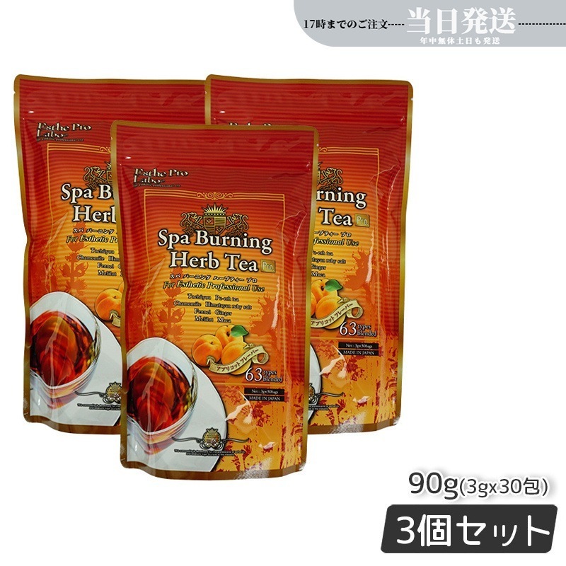 【3個セット】 スパ バーニング ハーブティー プロ 3g×30 日本製 ハーブティ ダイエット スッキリ 天然素材 おいしい オーガニック 代謝系