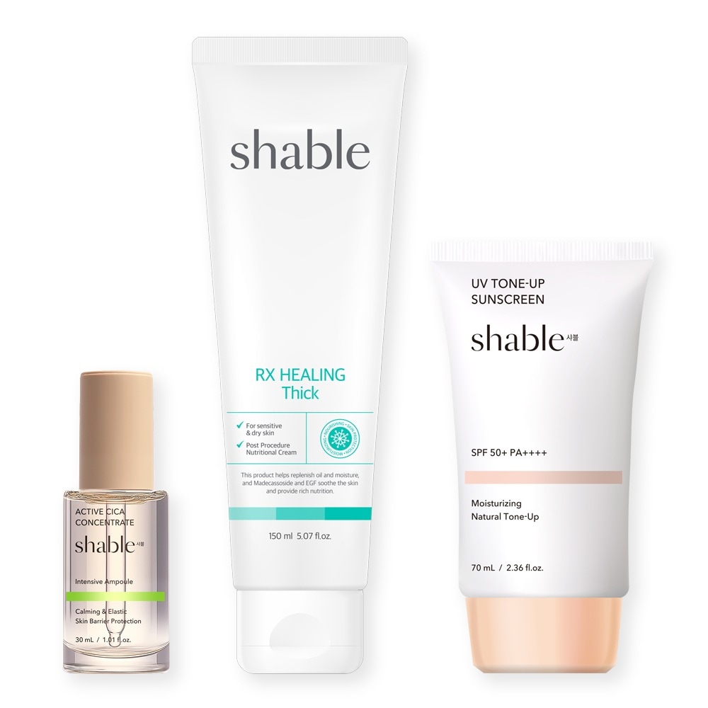 [SHABLE][極乾燥肌2種セット] シャベル2stepリバイタルアンプル+ヒーリングシーク EGF再生クリーム