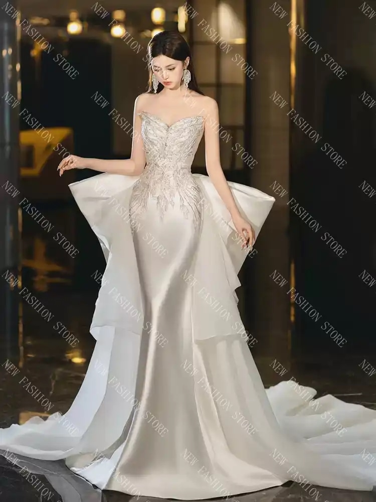 ウエディングドレス 白-93