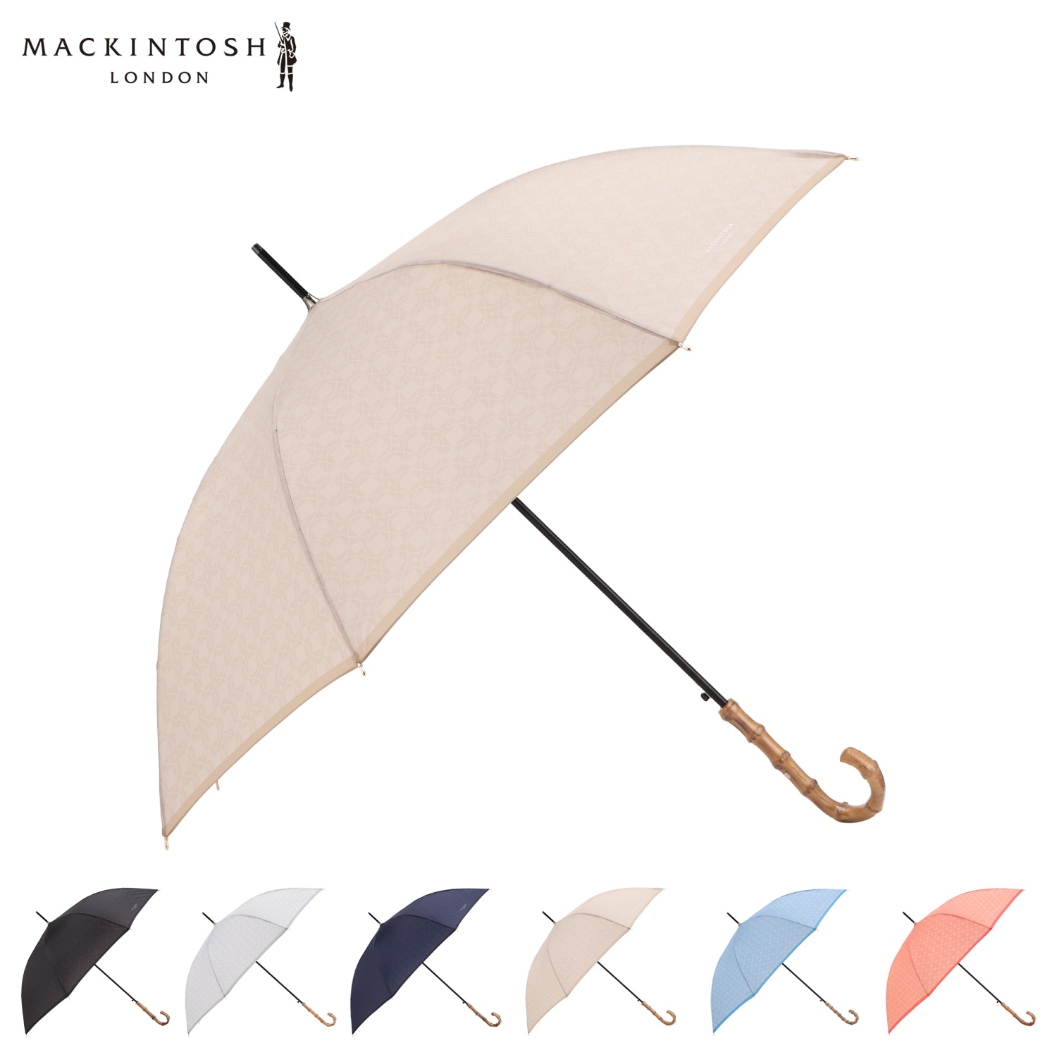 マッキントッドン 長傘 雨傘 レディース 軽量 耐風 1ML11003