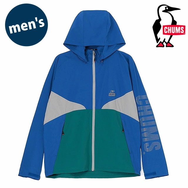 エアトレイルストレッチチャムスジャケット [CH04-1458] メンズ アウター マウンテンパーカー ストレッチ 撥水 Teal-Green-Crazy 正規取扱店