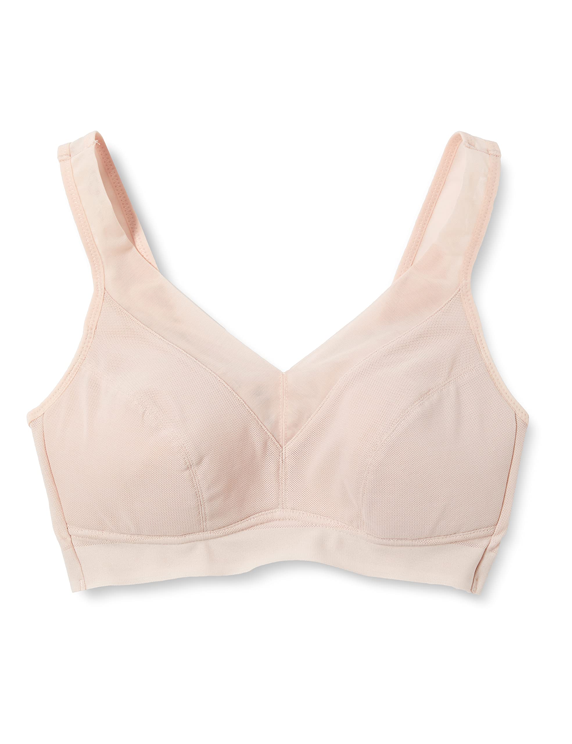 [ビー・ブイ・ディ レディース] ブラジャー 涼ブラ ハーフトップ 吸水速乾 軽い ムレにくい ブラ WEB限定 レディース ピーチベージュ