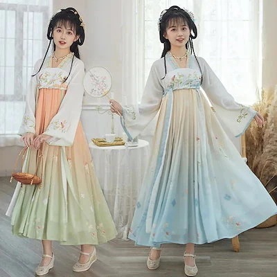 刺繍ワンピース漢服古 和服 浴衣クリスマスクリスマスコスプレクリスマス仮装コスプレ衣装 忘年会 コスプレ コスプレセット