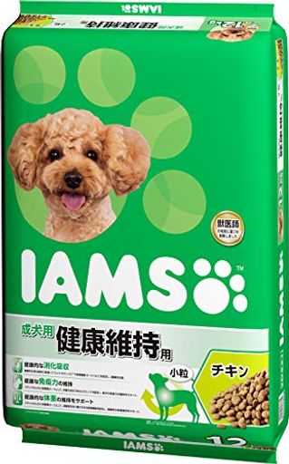 アイムス 【おまけ付】 iams ドッグフード 成犬用 健康維持用 チキン 12kg 小粒 セットアップ 1 x