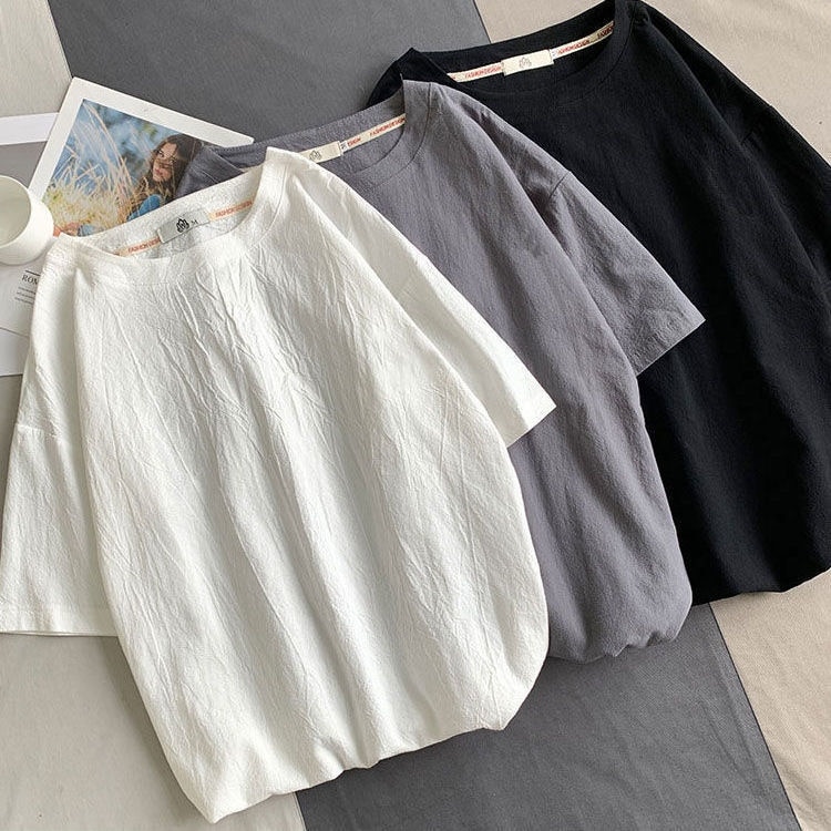 2022春夏新作/韓国半袖Tシャツかわいいトップス トレーナー/パーカー/薄手/男女兼用