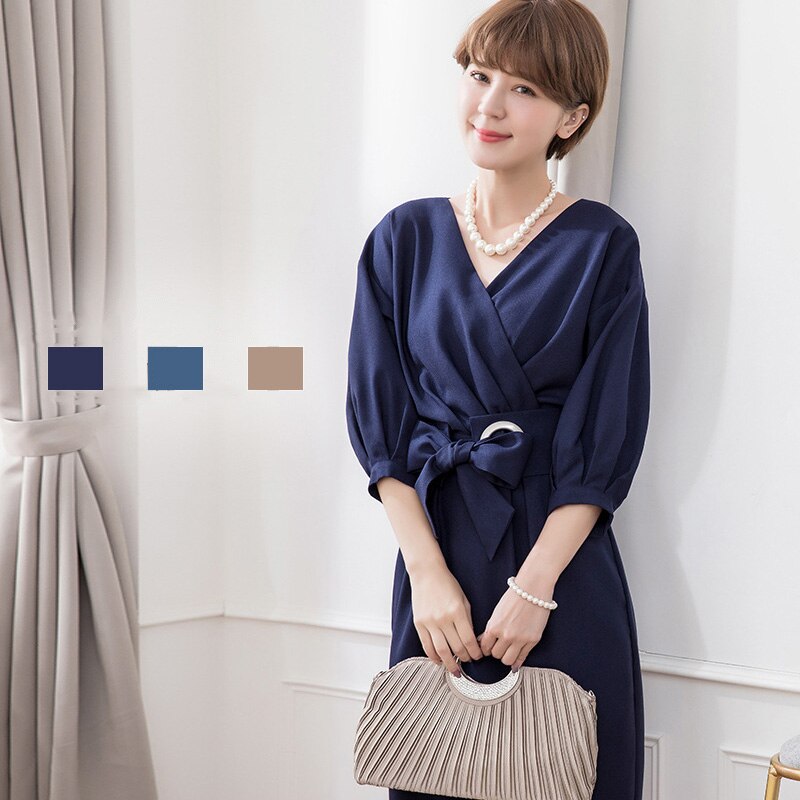 絶対な高品質結婚式 ワンピース パーティー ドレス シフォン/ 体型カバー 結婚披露宴 二次会 謝恩会 発表会 演奏会 女子会　七五三 20代 30代 40代 50代 88219