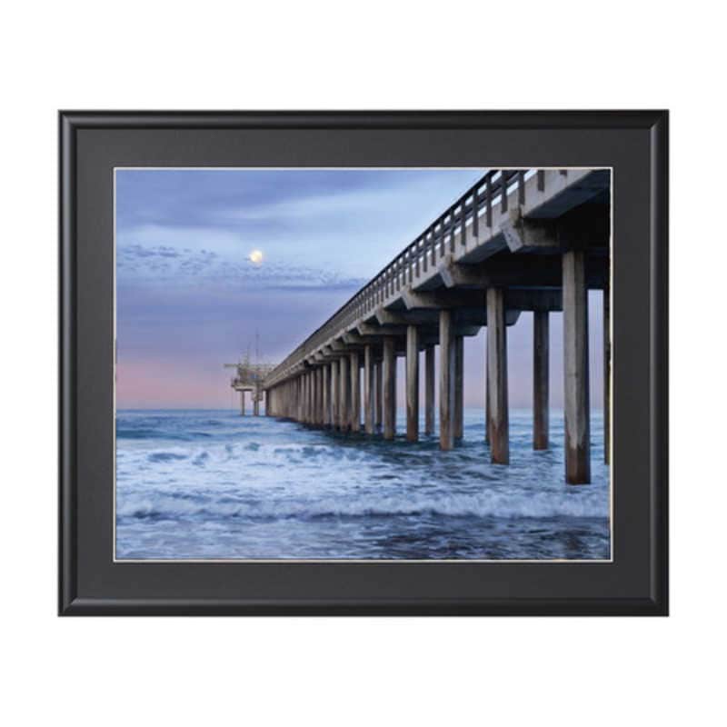 ケンコー　アルミ額縁 ルックマイルド (全紙 ブラック)　ALM-Z-BK