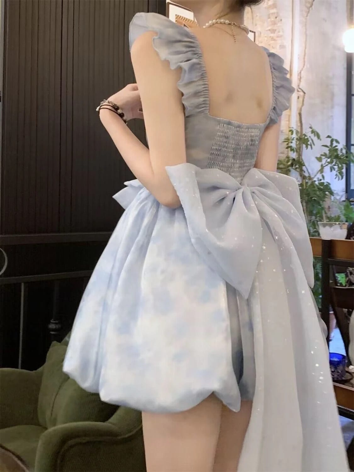 ロリータドレス ティーブレイクドレス 春夏 サロペットスカート 着痩せ 可愛らしい 洋服