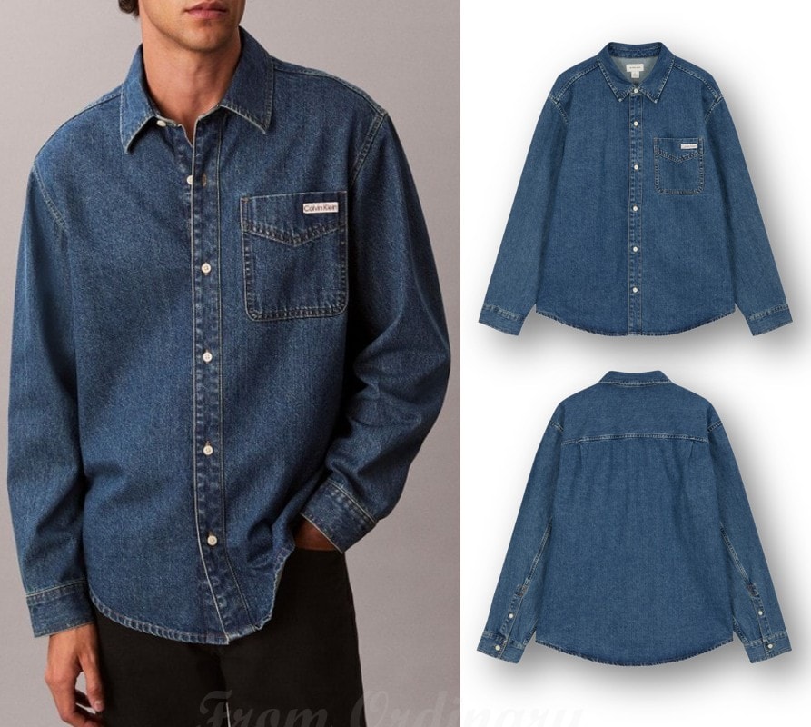 クラシックブルーオーバーシャツ (4RD764G-011) 10,087円