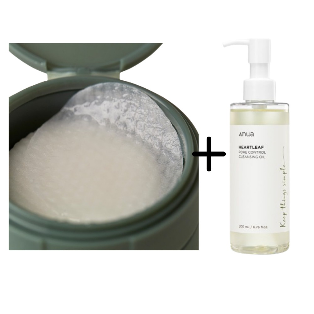 アヌアドクダミ 77 クリアパッド70枚+ドクダミポアコントロールクレンジングオイル200ml /角質ケア 毛穴ケア スキンパック/韓国コスメ