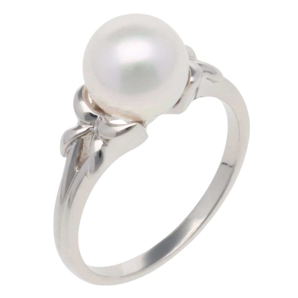ミキモト リング 指輪 11号 Pt950プラチナ パール MIKIMOTO 中古 美品