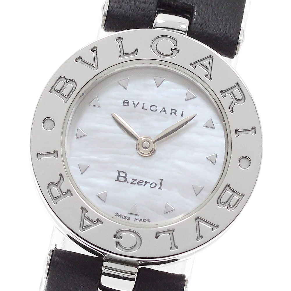 ブルガリ BVLGARI BZ22S B-zero1 ブルーシェル文字盤 クォーツ レディース 保証書付き_950387【中古】