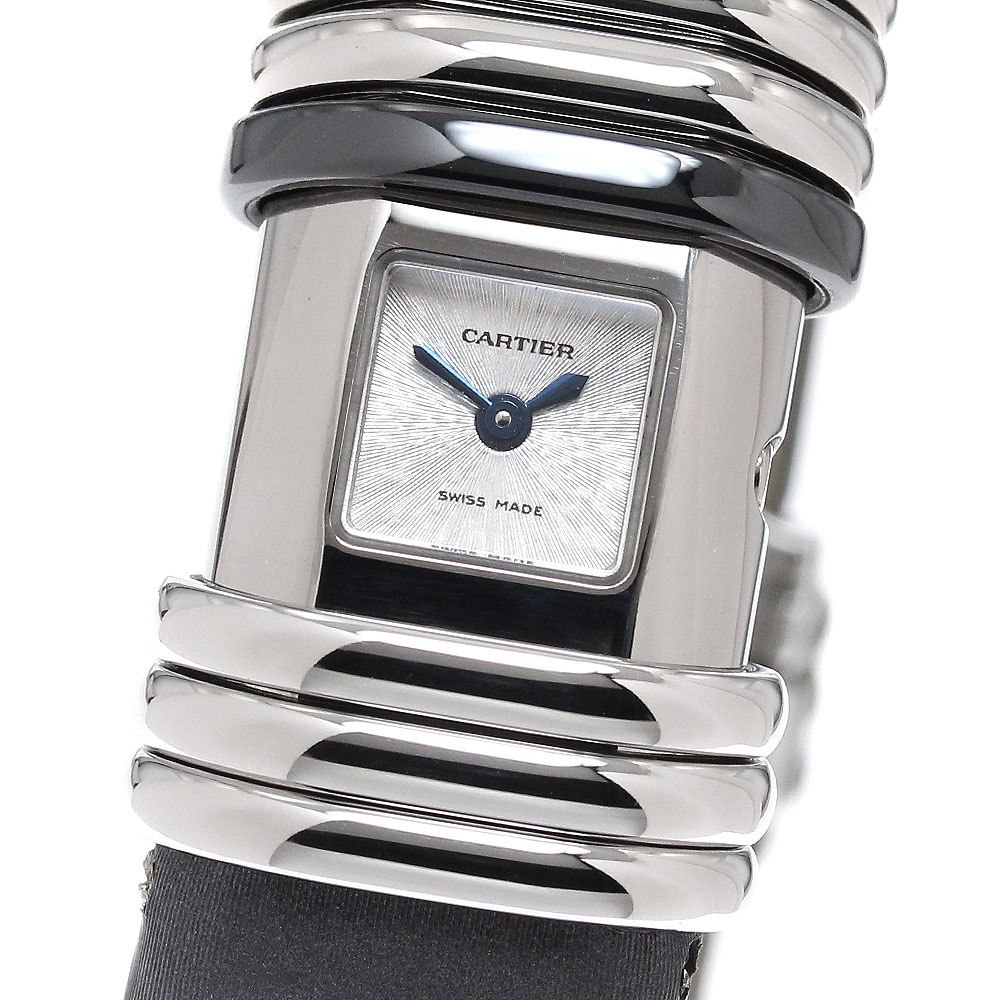 カルティエ CARTIER WT000730 デクラレーション クォーツ レディース 良品 _949623【中古】