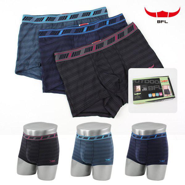 [] [] 人生ライン男性四方スパンコンフォートトランクス3種セット(2702)