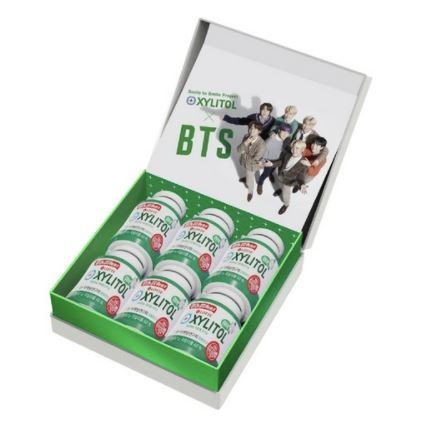 キシリトールガム 87gx6個 BTS Smile ギフトボックス