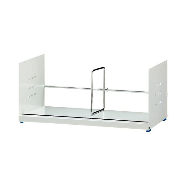 (まとめ）トヨダプロダクツ ブックスタンド ロータイプ W450mm ホワイト BSST-045 1台(×3セット)