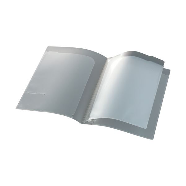 （まとめ）ビュートン スマートホルダーA4(見開きA3) 4ポケット クリヤー NSH-A4-4C 1冊 (×30セット)