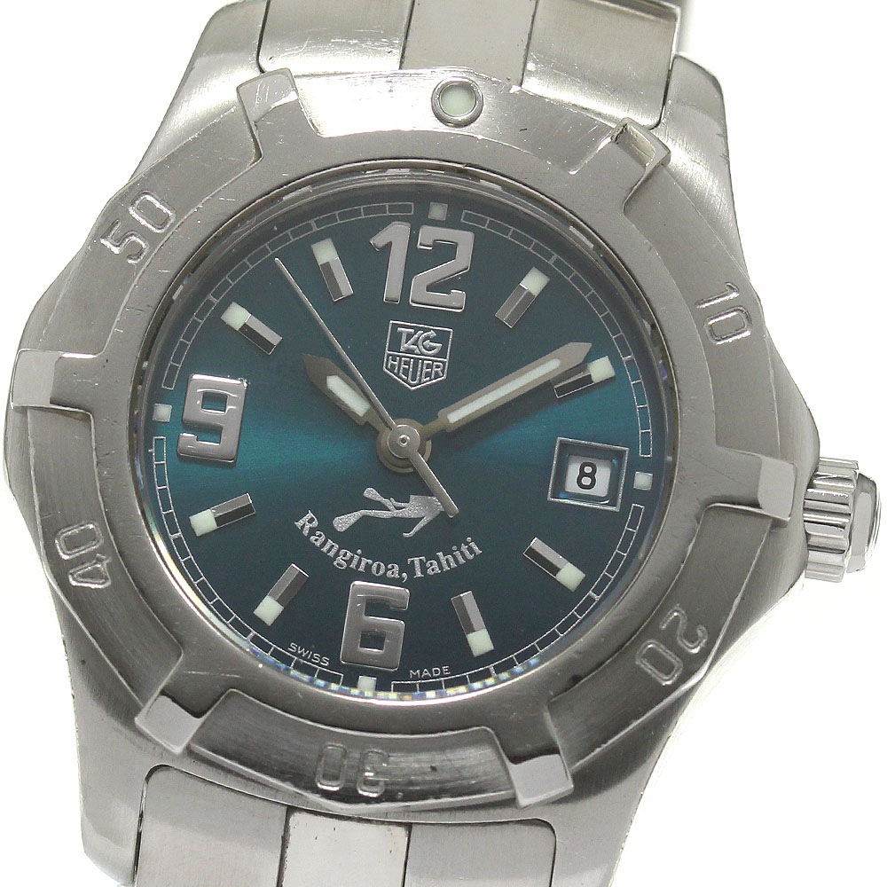 タグホイヤー TAG HEUER WN131A.BA0333 エクスクルシーブ ランギロアタヒチ 1500本限定 クォーツ レディース _829640【中古】