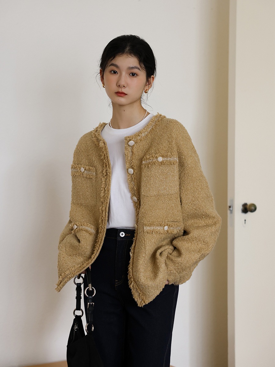 韓国レディースファッション カーディガン ジャケット/コート