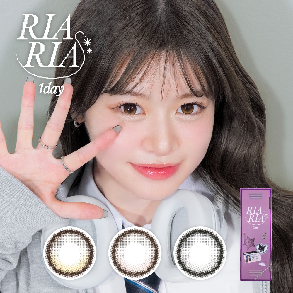 リアリア ワンデー 10枚入り RIARIA 1day 度あり 度なし カラコン 6箱 10枚入り 水光カラコン 米澤りあ ミスコン 水光レンズ