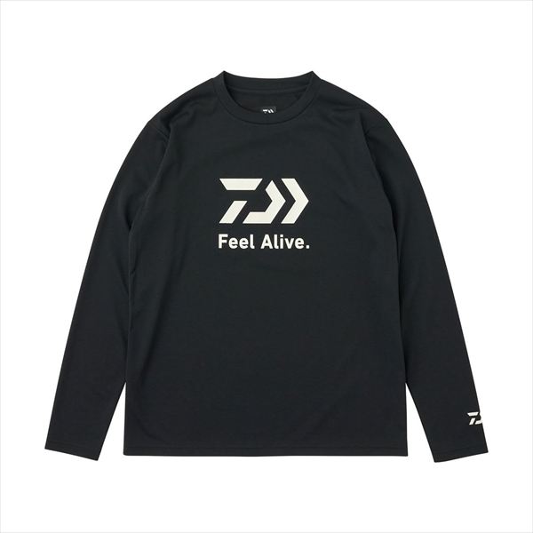 ダイワ ウェア DE-8025 クリーンオーシャンロングスリーブシャツ ブラック M