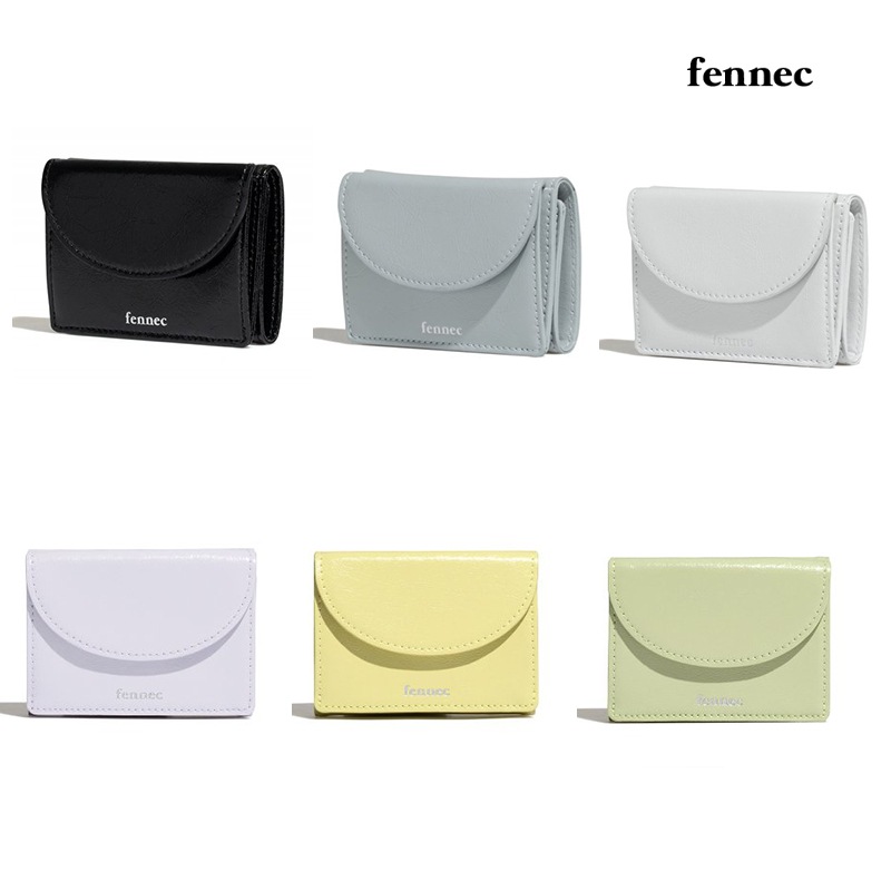 [韓国人気］CRINKLE HALFMOON MINI WALLET