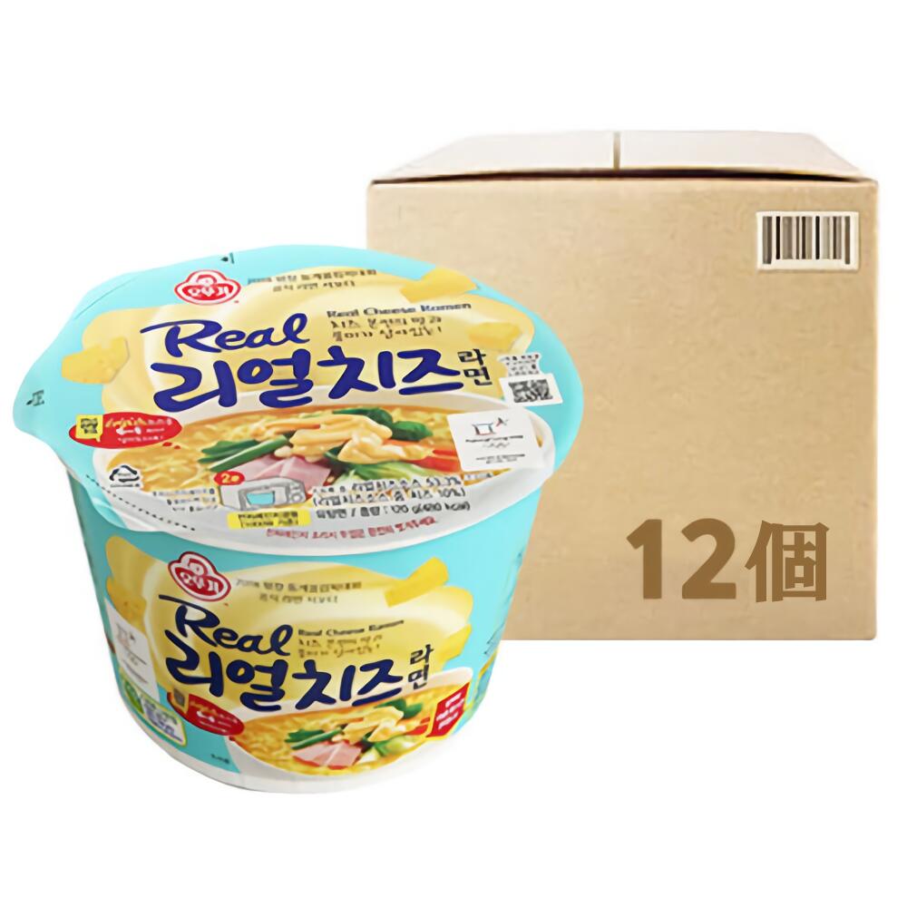 リアル チーズラーメン カップ麺 120g 1BOX(12個) 　【韓国ラーメン】【チーズラーメン】【韓国食品】トムセラーメン　韓国ラーメン韓国食品/韓国お土産