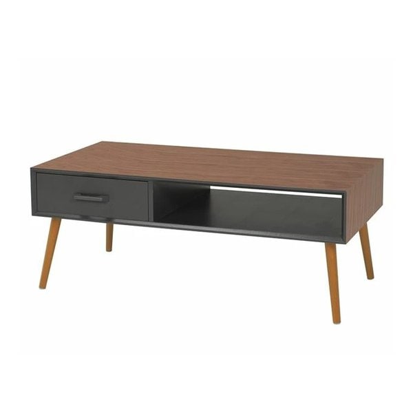 テーブル 約 幅100×奥行45×高さ40cm ブラウン MT-6356BR