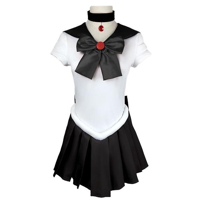 【品質保証 一部分3日出荷】美少女戦士セーラームーン 冥王せつな めいおうせつな 子供用 コスチューム コスプレ衣装 6点セット サイズ 120150cm