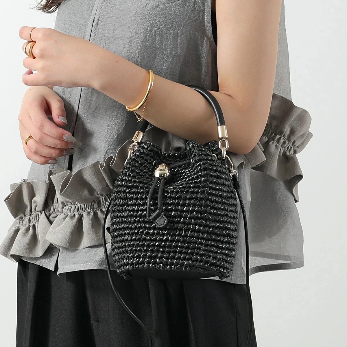 Furla フルラ バケットバッグ Mionido ミオニード WE00663 BX3945 レディース ハンドバッグ ショルダーバッグ ミニバッグ 鞄 O6000/NERO 【mega】