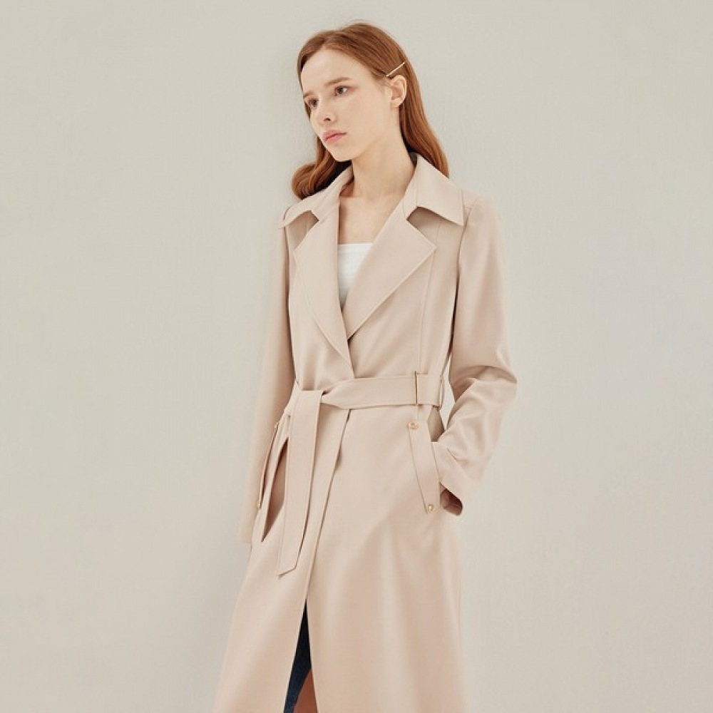 (リアーナニューヨーク) ソフトロングトレンチコート RRBWTC010