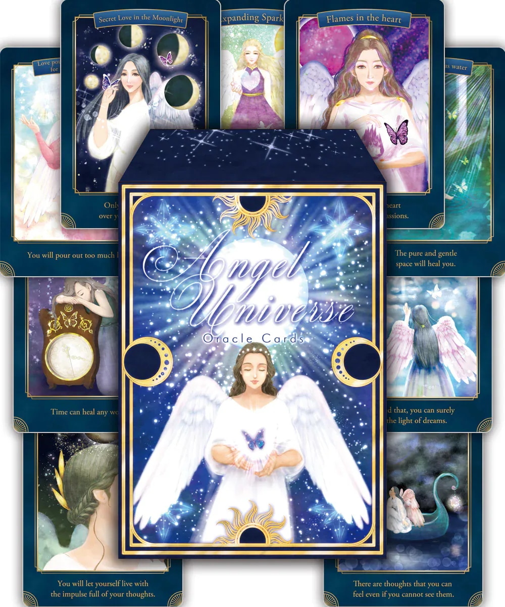 エンジェル ユニバース オラクル ANGEL UNIVERSE ORACLE 【プロ占い師監修の日本語解説書付き】 日本語正規品 初心者向け